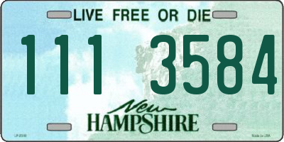 NH license plate 1113584