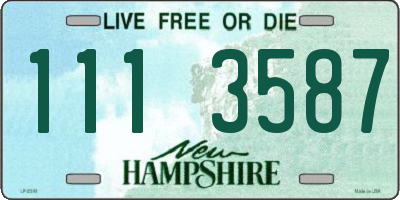 NH license plate 1113587