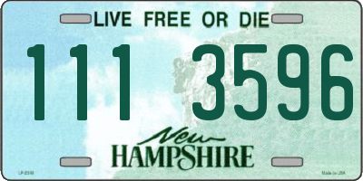 NH license plate 1113596