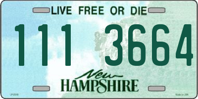 NH license plate 1113664