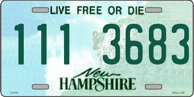 NH license plate 1113683