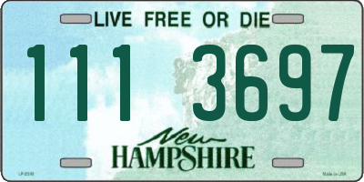 NH license plate 1113697