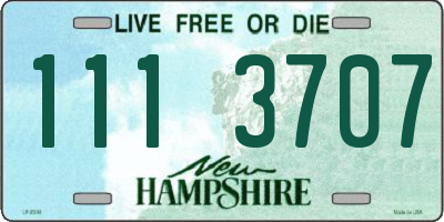 NH license plate 1113707