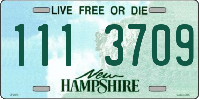 NH license plate 1113709