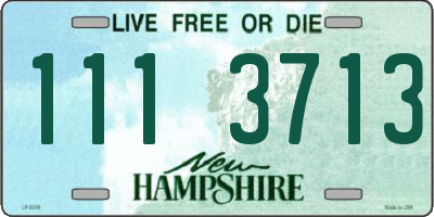 NH license plate 1113713