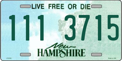 NH license plate 1113715