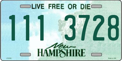NH license plate 1113728