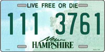 NH license plate 1113761
