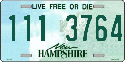 NH license plate 1113764