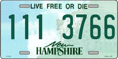 NH license plate 1113766