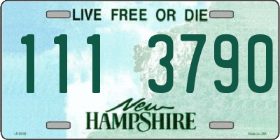 NH license plate 1113790