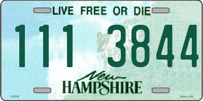 NH license plate 1113844
