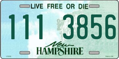 NH license plate 1113856