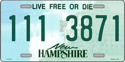 NH license plate 1113871
