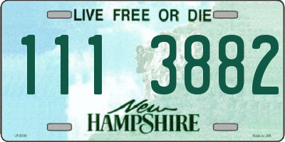 NH license plate 1113882