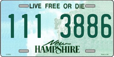 NH license plate 1113886