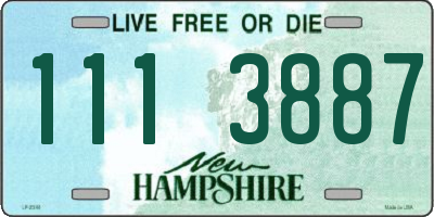 NH license plate 1113887