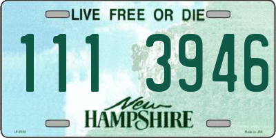 NH license plate 1113946