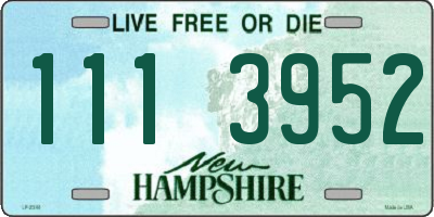 NH license plate 1113952