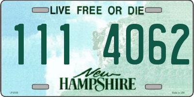 NH license plate 1114062
