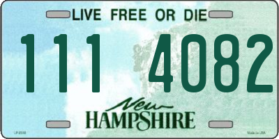 NH license plate 1114082
