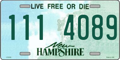 NH license plate 1114089