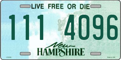 NH license plate 1114096