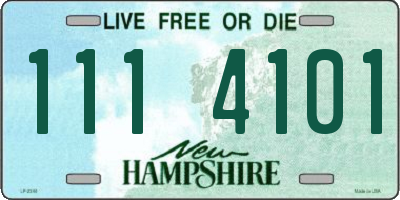 NH license plate 1114101