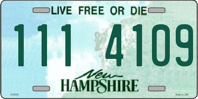 NH license plate 1114109