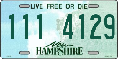 NH license plate 1114129