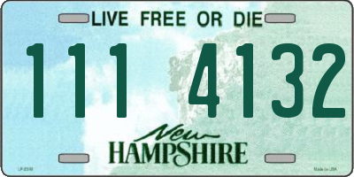 NH license plate 1114132
