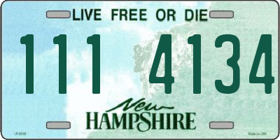NH license plate 1114134