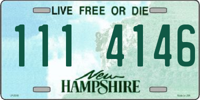 NH license plate 1114146
