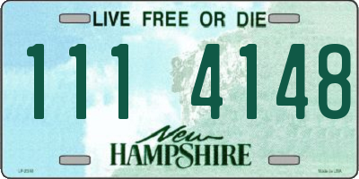 NH license plate 1114148