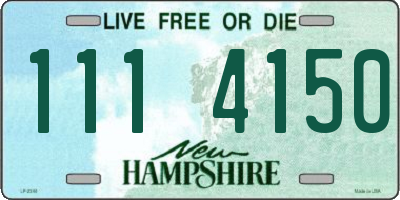 NH license plate 1114150