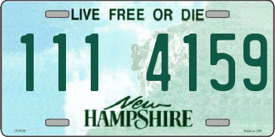 NH license plate 1114159