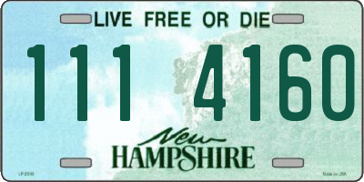 NH license plate 1114160