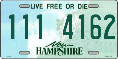 NH license plate 1114162