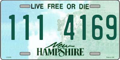 NH license plate 1114169