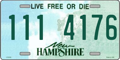 NH license plate 1114176