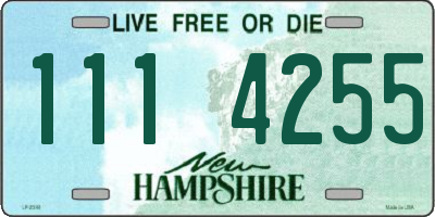NH license plate 1114255