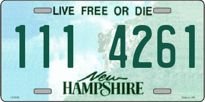 NH license plate 1114261