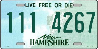 NH license plate 1114267