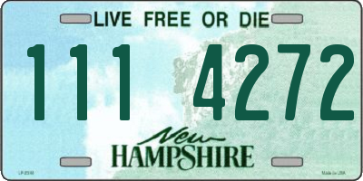 NH license plate 1114272