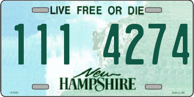 NH license plate 1114274
