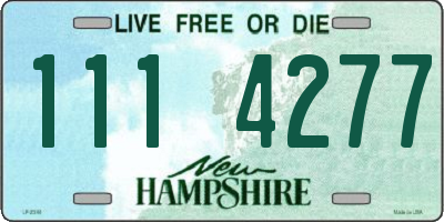 NH license plate 1114277