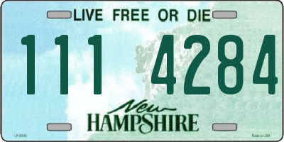 NH license plate 1114284