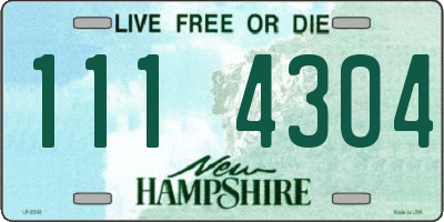 NH license plate 1114304