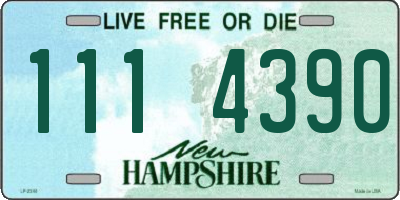 NH license plate 1114390