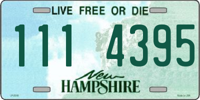 NH license plate 1114395
